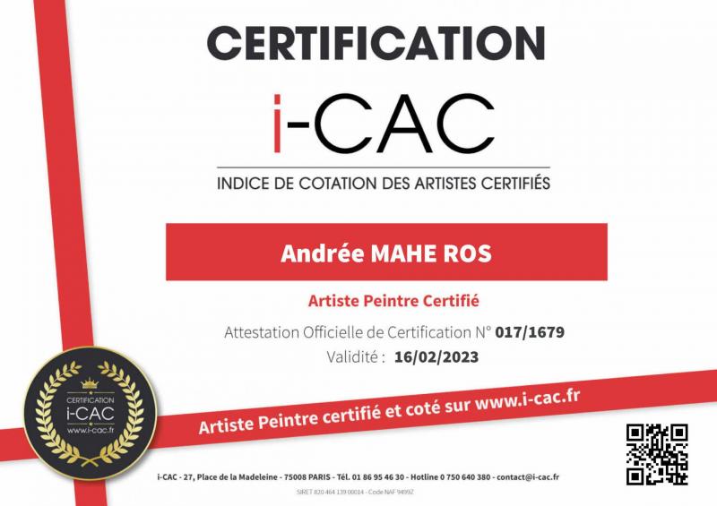 Certification icac mahe ros andree 3