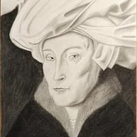Par Mathilde, autoportrait de Van Eyck